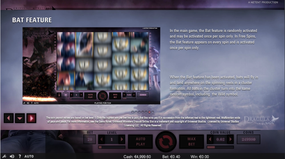 dracula slot machine detail image 1