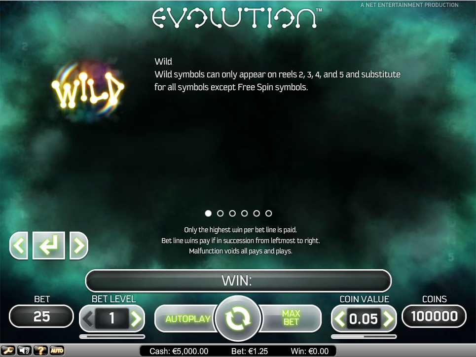 evolution slot machine detail image 5