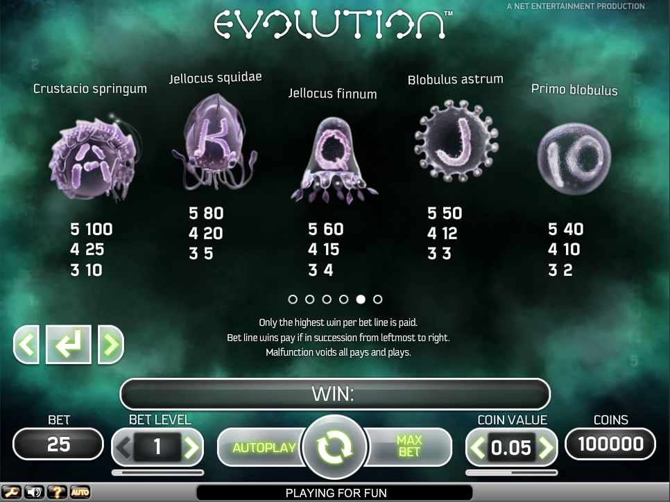 evolution slot machine detail image 1