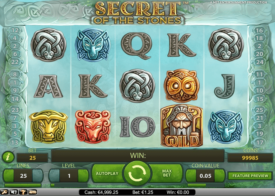 Secret of the Stones slot play free