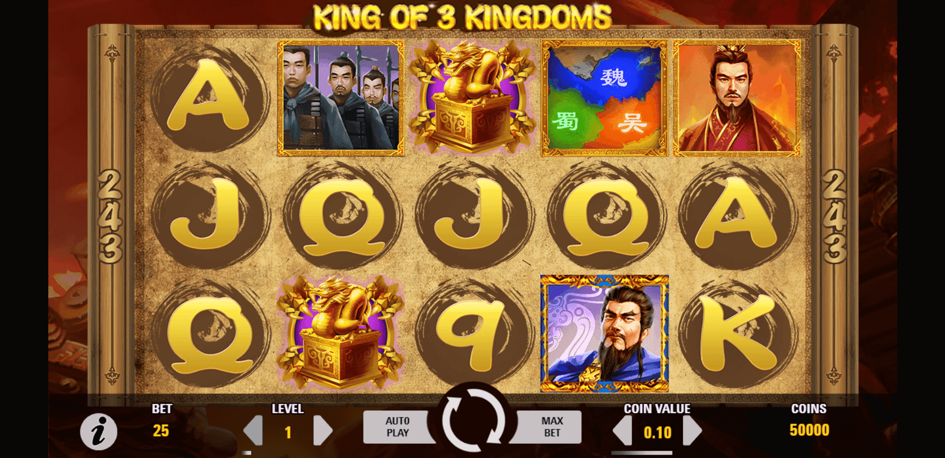 King of 3 Kingdoms slot play free