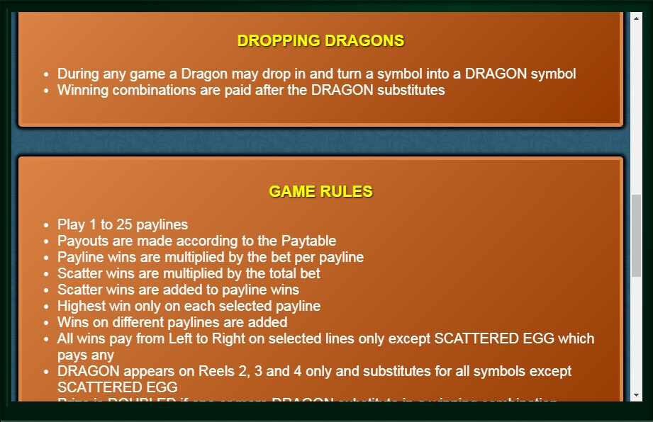dragon drop slot machine detail image 2