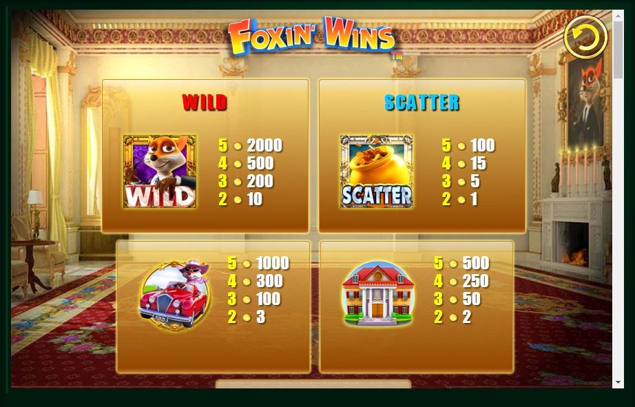 foxin’ wins slot machine detail image 6