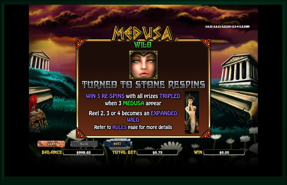 medusa slot machine detail image 10