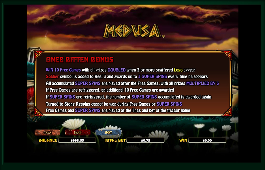 medusa slot machine detail image 4