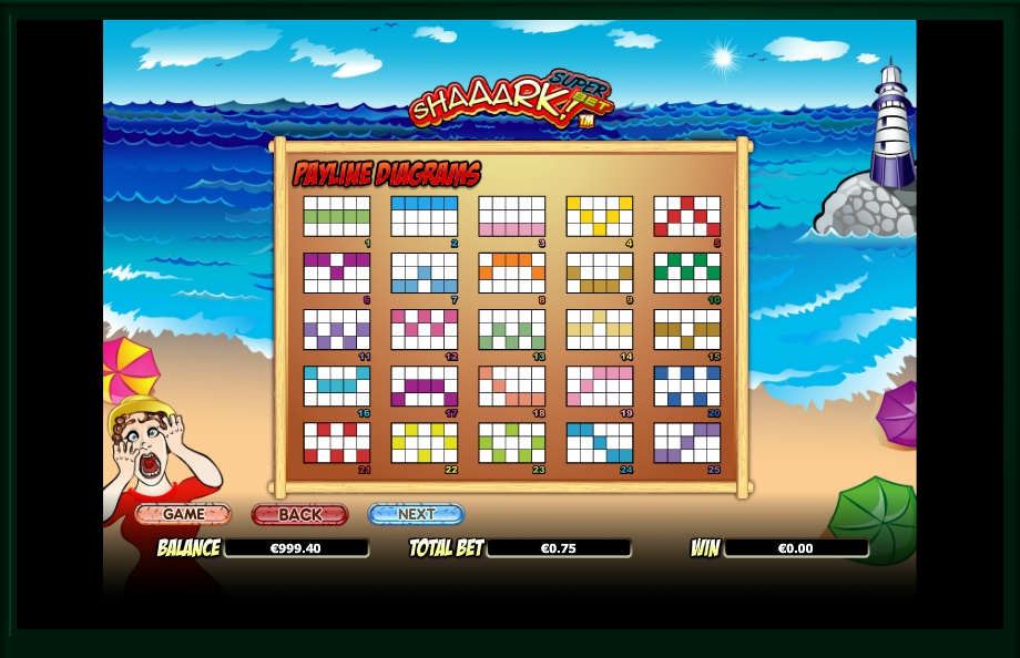 shaaark! super bet slot machine detail image 1