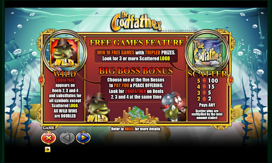 the codfather slot machine detail image 3