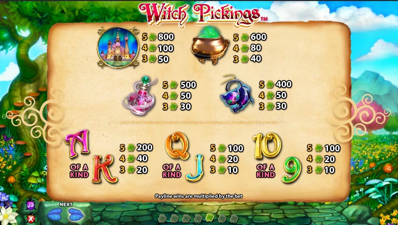 witch pickings slot machine detail image 2