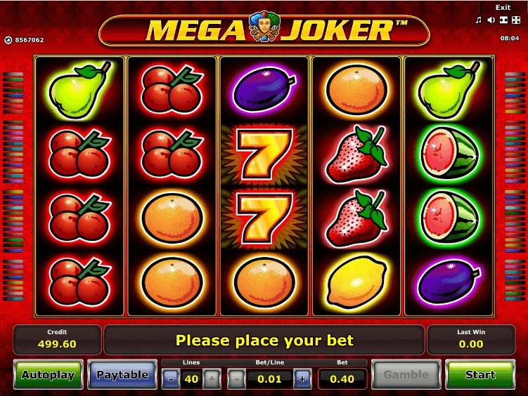 Mega Joker slot - RTP 99%