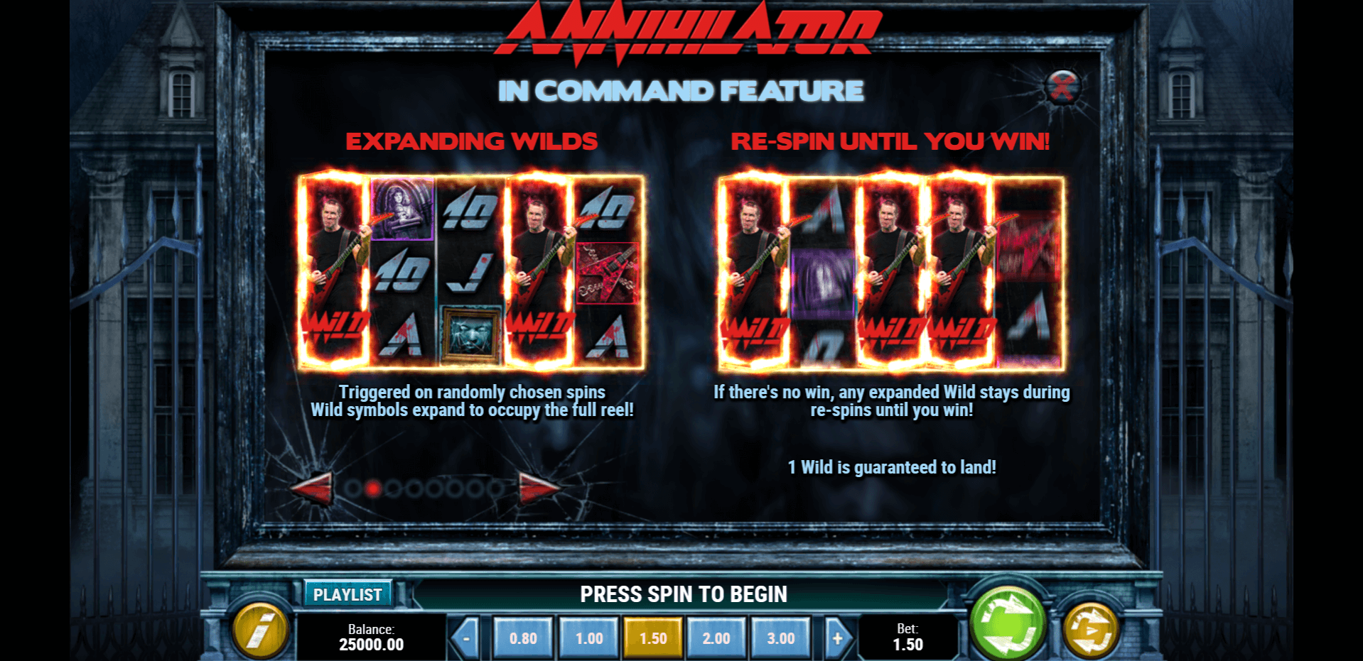 annihilator slot machine detail image 1
