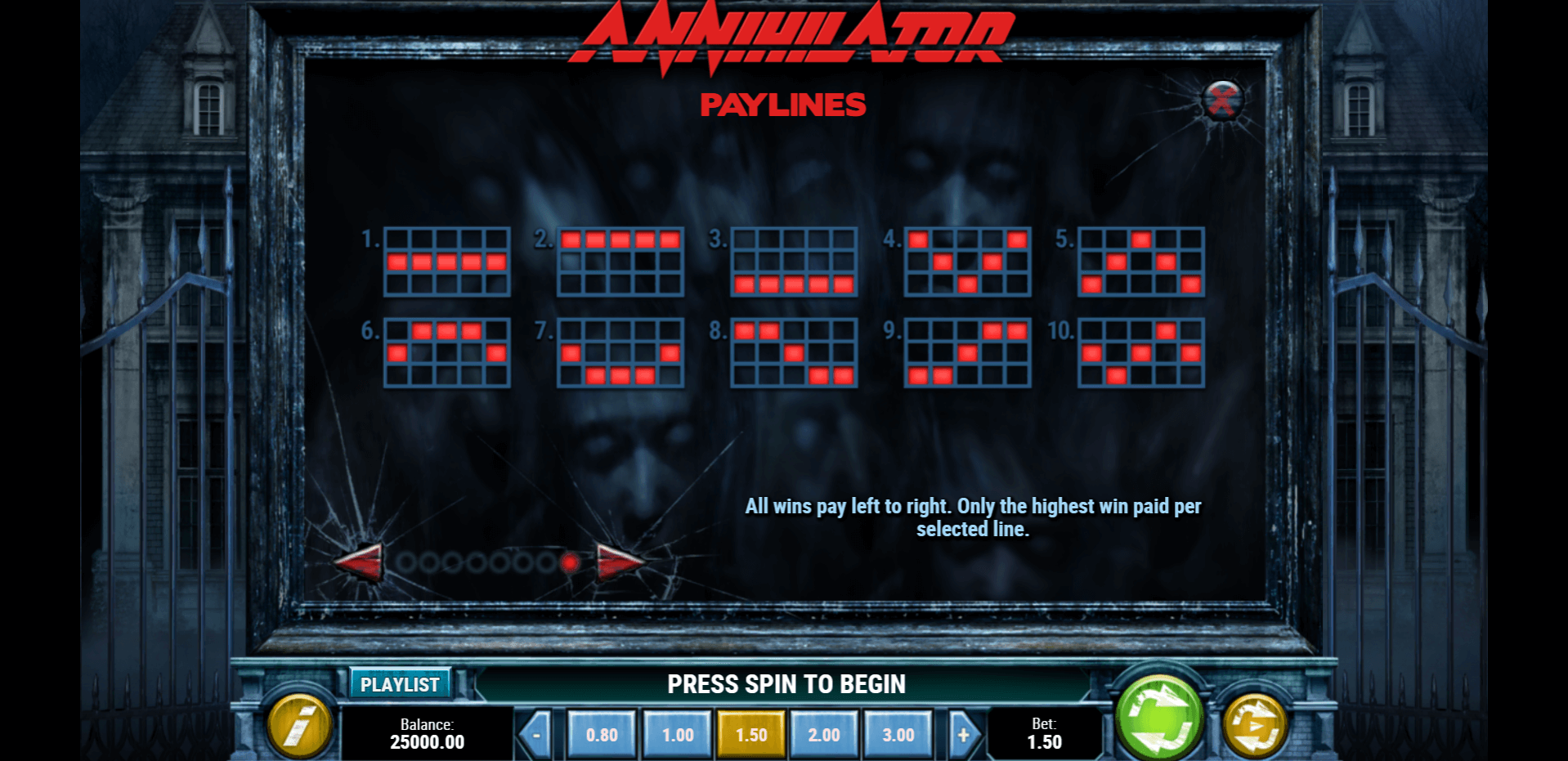 annihilator slot machine detail image 7