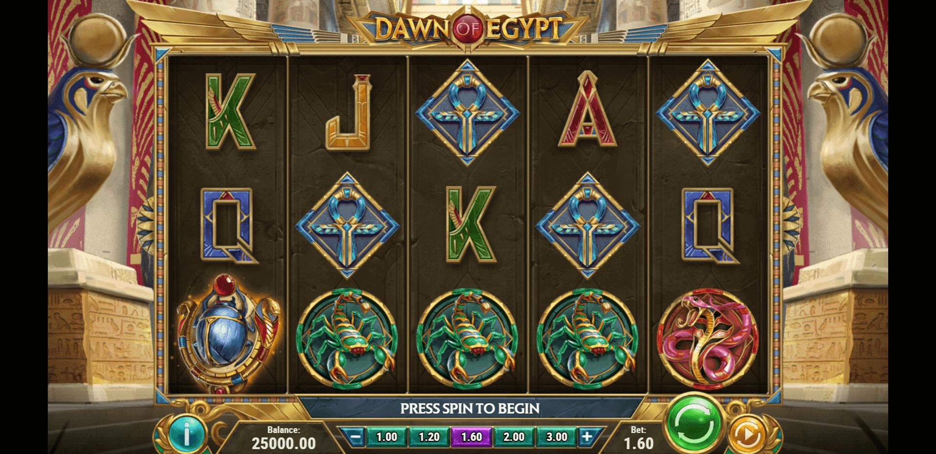 Dawn of Egypt slot play free