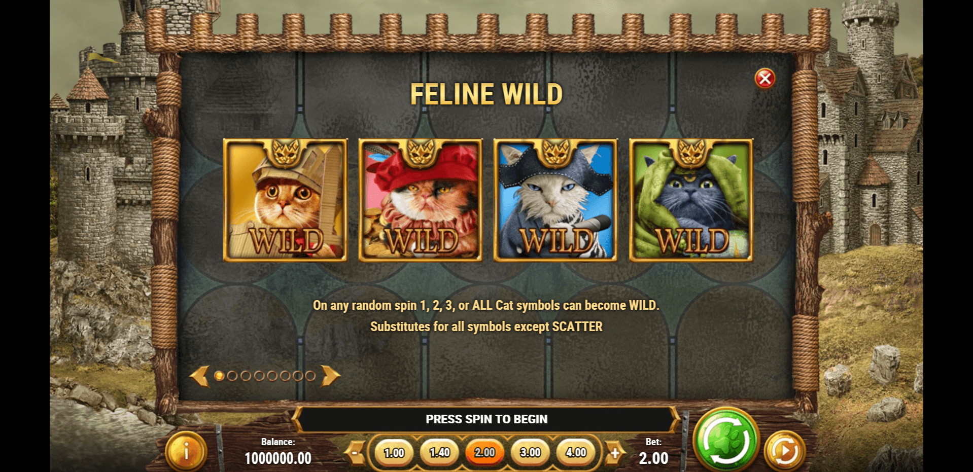 feline fury slot machine detail image 0