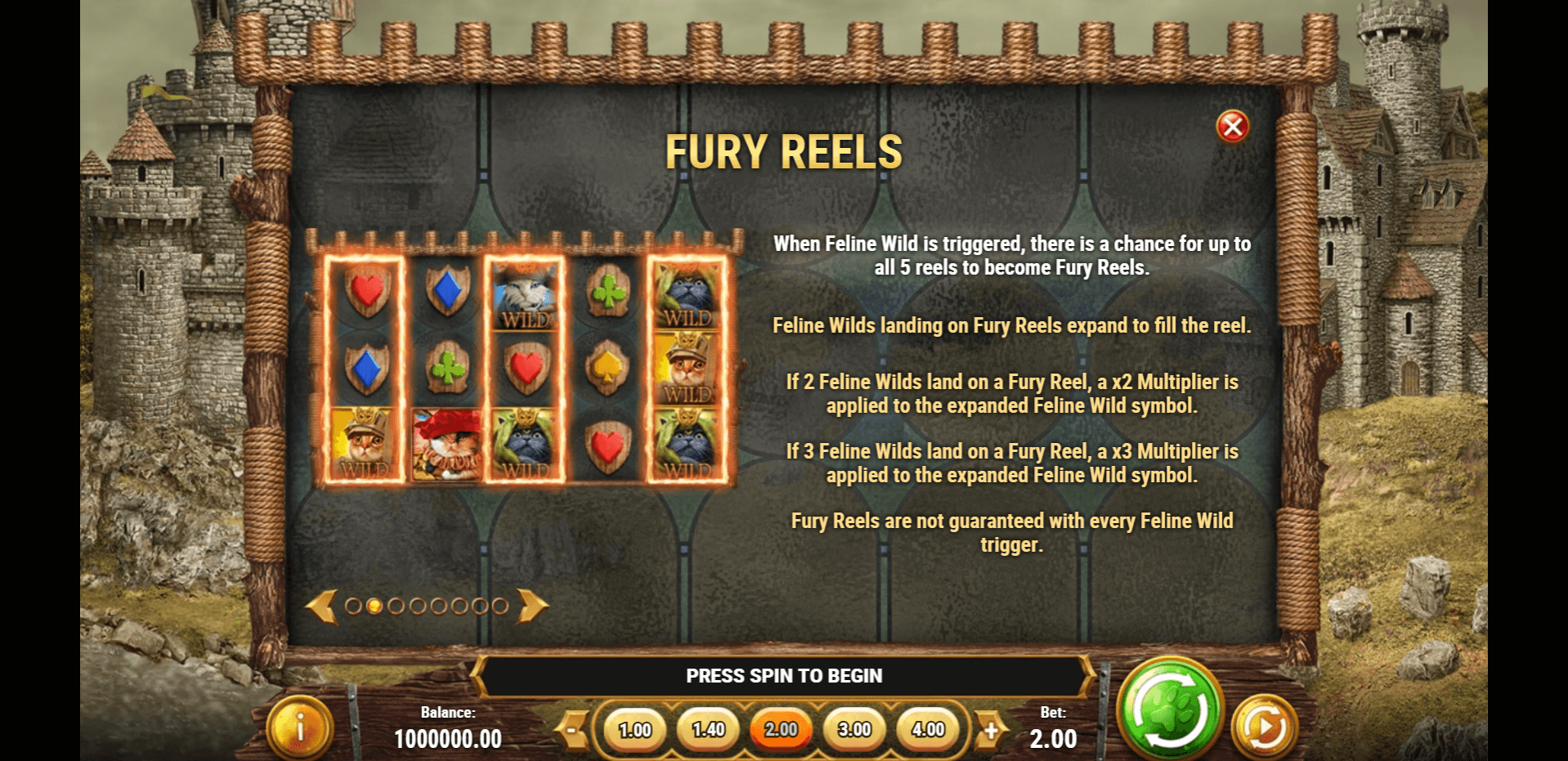 feline fury slot machine detail image 1