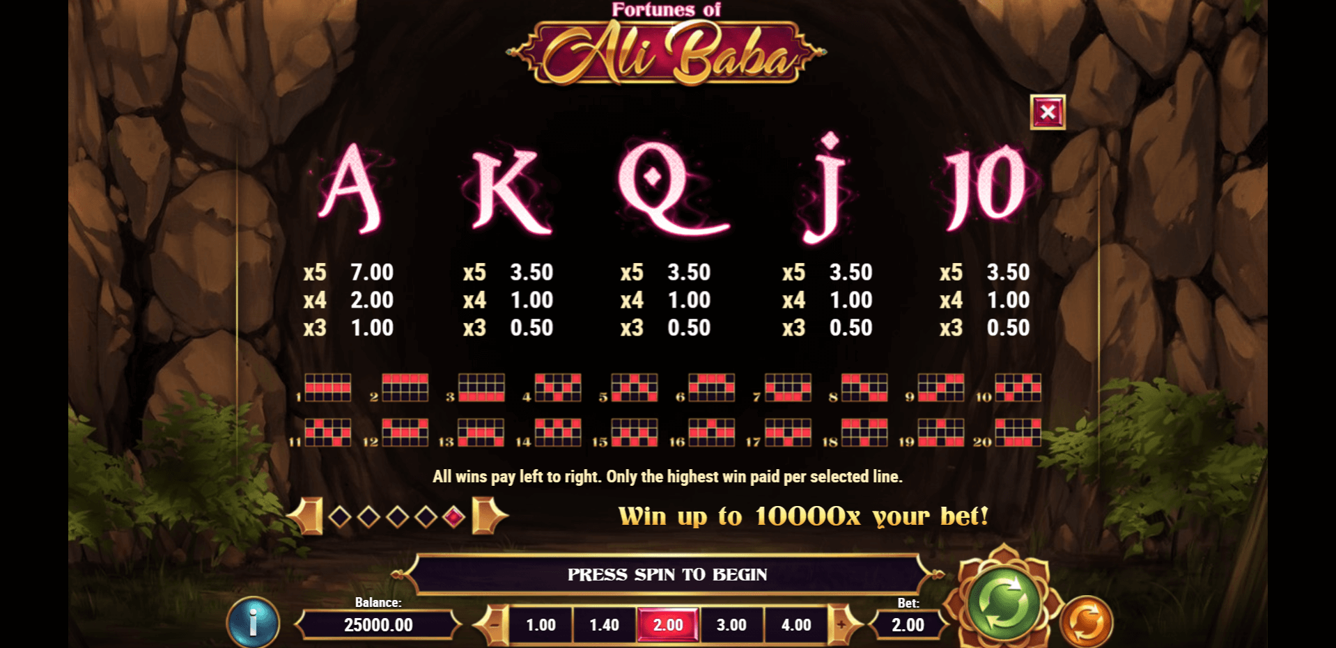fortunes of alibaba slot machine detail image 4