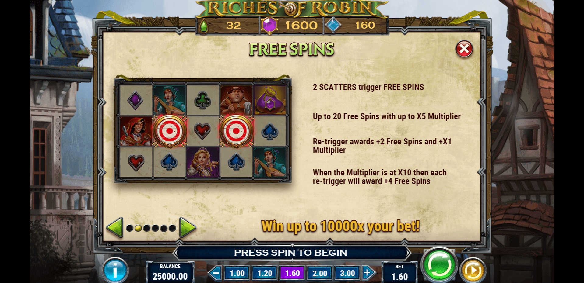 riches of robin slot machine detail image 1