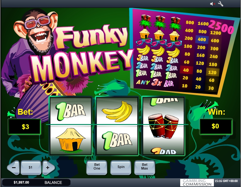 funky monkey slot machine detail image 0