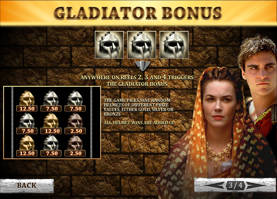 gladiator slot machine detail image 1