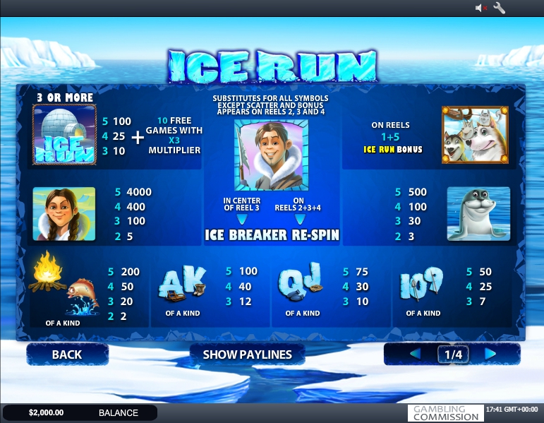 ice run slot machine detail image 3