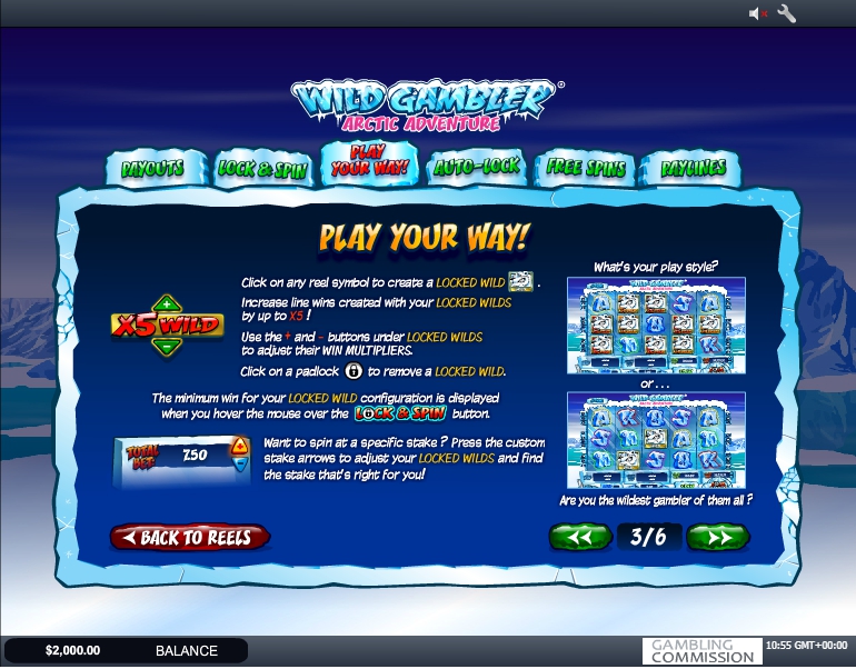 wild gambler arctic adventure slot machine detail image 3