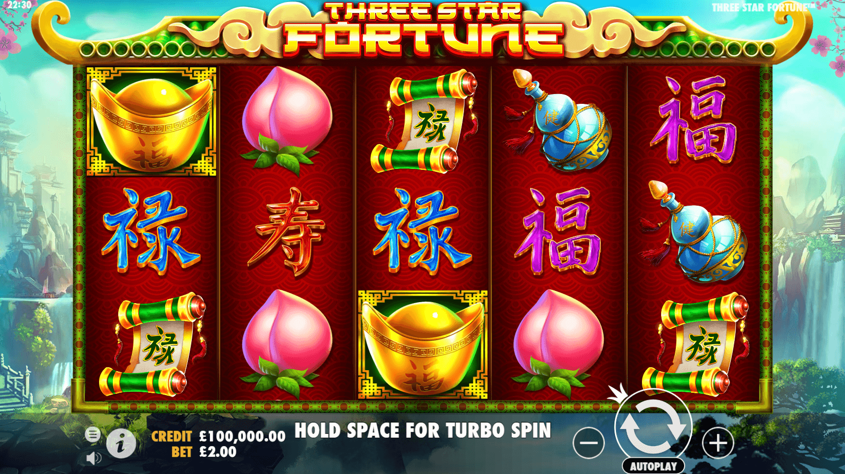 three star fortune slot machine detail image 0
