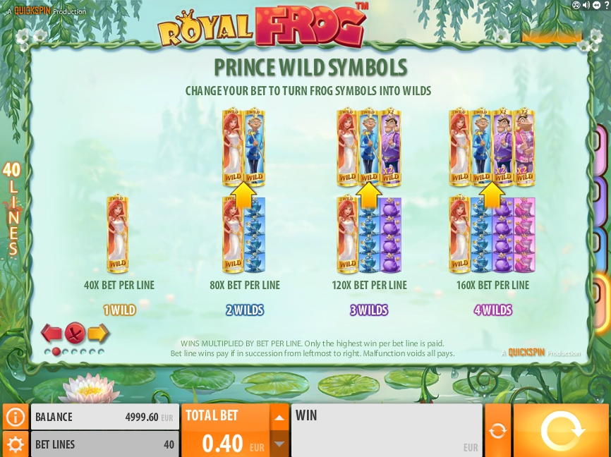 royal frog slot machine detail image 5