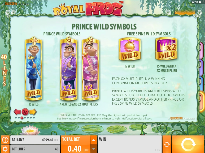 royal frog slot machine detail image 4
