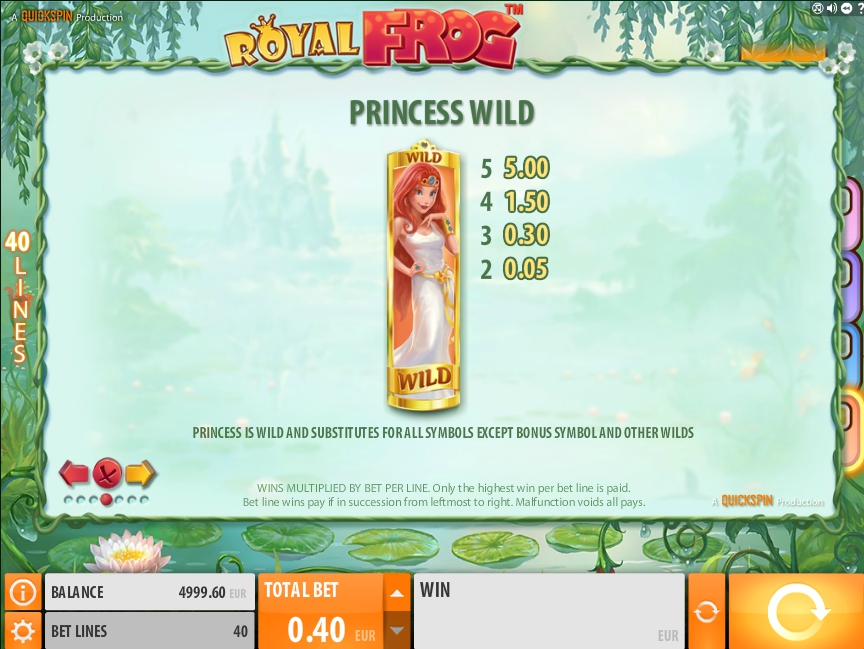 royal frog slot machine detail image 3
