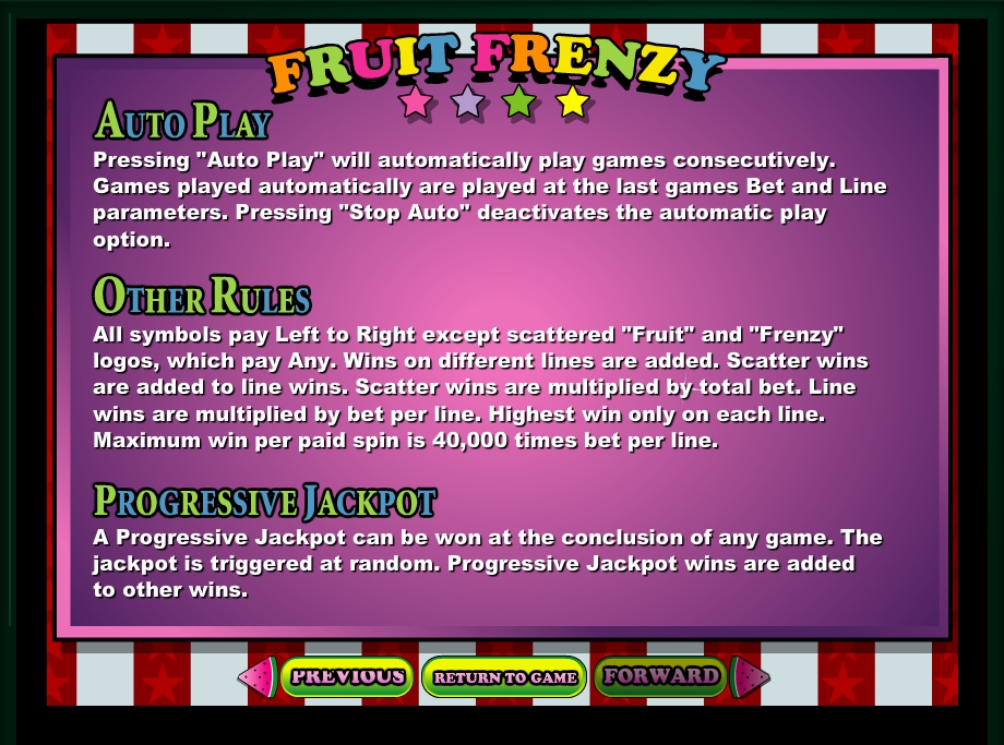 fruit frenzy slot machine detail image 0