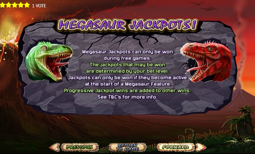 megasaur slot machine detail image 1