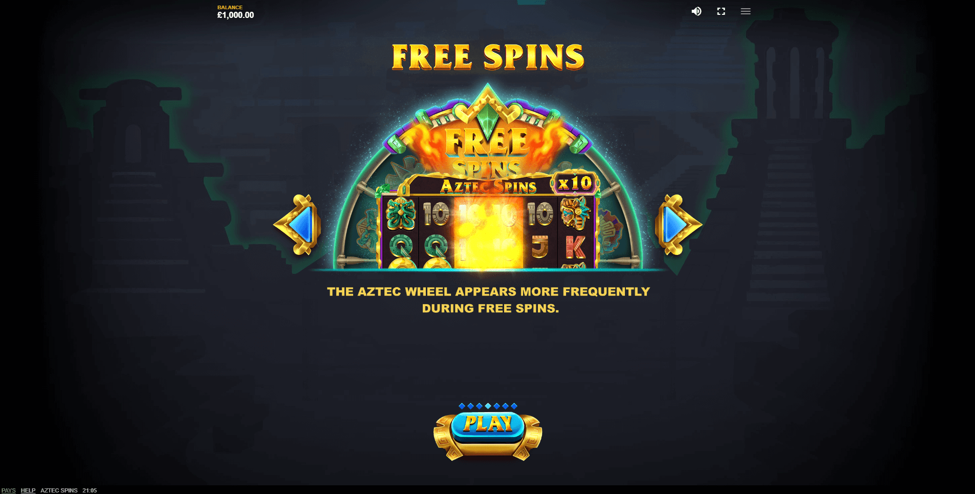aztec spins slot machine detail image 2