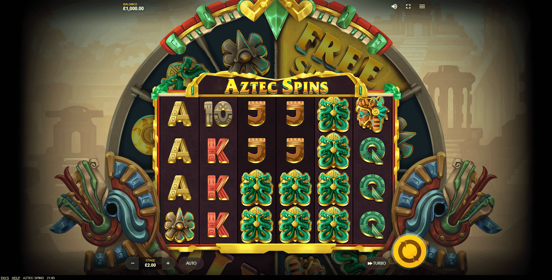 Aztec Spins slot play free