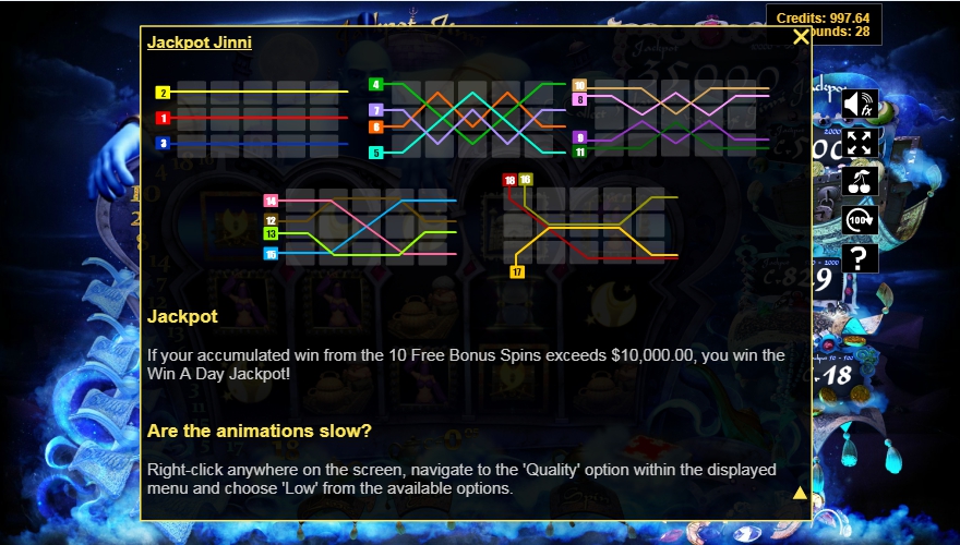 jackpot jinni slot machine detail image 0