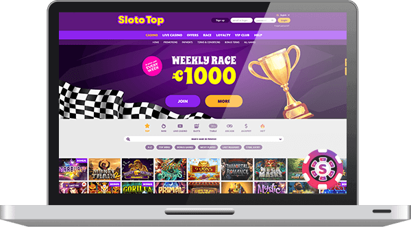 Slototop Casino games