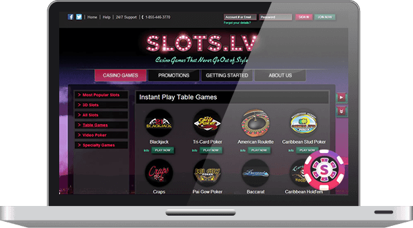 slots lv casino games