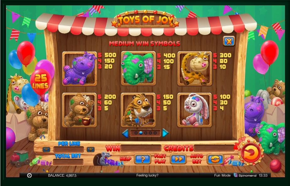 toys of joy slot machine detail image 3
