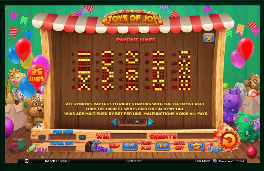 toys of joy slot machine detail image 1