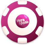 Vera John Casino Bonus Chip logo